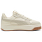 PUMA Carina Street Sneaker Damen 31 - alpine snow/desert dust 37.5