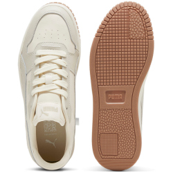 PUMA Carina Street Sneaker Damen 31 - alpine snow/desert dust 38.5