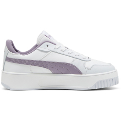 PUMA Carina Street Sneaker Damen 30 - PUMA white/pale plum/silver mist 37