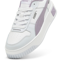 PUMA Carina Street Sneaker Damen 30 - PUMA white/pale plum/silver mist 37