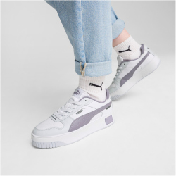 PUMA Carina Street Sneaker Damen 30 - PUMA white/pale plum/silver mist 37