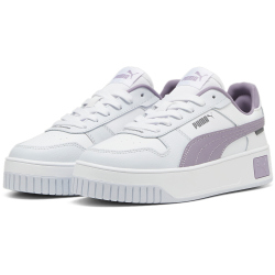 PUMA Carina Street Sneaker Damen 30 - PUMA white/pale plum/silver mist 38.5