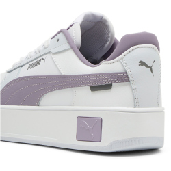 PUMA Carina Street Sneaker Damen 30 - PUMA white/pale plum/silver mist 38.5