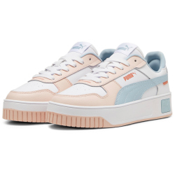 PUMA Carina Street Sneaker Damen 29 - PUMA white/frosted dew/island pink 38.5
