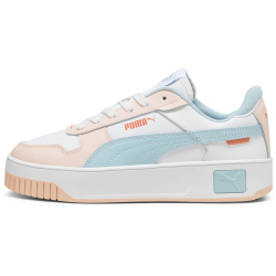 PUMA Carina Street Sneaker Damen 29 - PUMA white/frosted dew/island pink 38.5