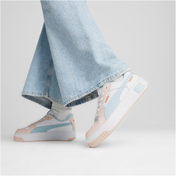 PUMA Carina Street Sneaker Damen 29 - PUMA white/frosted dew/island pink 38.5
