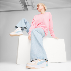 PUMA Carina Street Sneaker Damen 29 - PUMA white/frosted dew/island pink 38.5