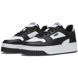 PUMA Carina Street Plateau Sneaker Damen 16 - PUMA white/PUMA black/PUMA black 38.5