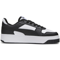 PUMA Carina Street Plateau Sneaker Damen 16 - PUMA white/PUMA black/PUMA black 38.5