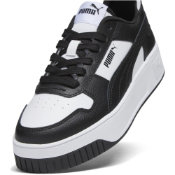 PUMA Carina Street Plateau Sneaker Damen 16 - PUMA white/PUMA black/PUMA black 38.5