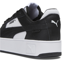 PUMA Carina Street Plateau Sneaker Damen 16 - PUMA white/PUMA black/PUMA black 38.5