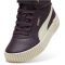 PUMA Carina 2.0 Winterized Mid-Top Sneaker gef&uuml;ttert M&auml;dchen 06 - midnight plum/alpine snow/puma gold 30