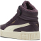 PUMA Carina 2.0 Winterized Mid-Top Sneaker gef&uuml;ttert M&auml;dchen 06 - midnight plum/alpine snow/puma gold 31