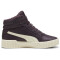 PUMA Carina 2.0 Mid-Top Sneaker gefüttert Mädchen 06 - midnight plum/alpine snow/puma gold 36