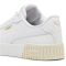 PUMA Carina 2.0 Sneaker Damen 28 - PUMA white/PUMA gold/alpine snow 38
