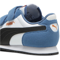 PUMA Cabana Racer SL 20 PS Sneaker mit Klettverschluß Kinder 18 - PUMA white/PUMA black/blue horizon/maple syrup 30