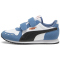 PUMA Cabana Racer SL 20 PS Sneaker mit Klettverschlu&szlig; Kinder 18 - PUMA white/PUMA black/blue horizon/maple syrup 32