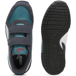 PUMA Cabana Racer SL 20 PS Sneaker mit Klettverschlu&szlig; Kinder 17 - cold green/puma white/galactic gray/intense red 32