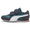 PUMA Cabana Racer SL 20 PS Sneaker mit Klettverschlu&szlig; Kinder 17 - cold green/puma white/galactic gray/intense red 32