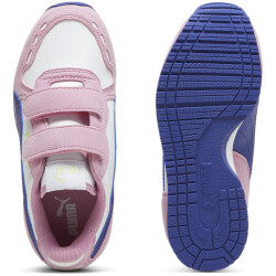 PUMA Cabana Racer SL 20 PS Sneaker mit Klettverschluß Kinder 16 - PUMA white/lapis lazuli/mauved out/cool cucumber 30
