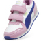 PUMA Cabana Racer SL 20 PS Sneaker mit Klettverschlu&szlig; Kinder 16 - PUMA white/lapis lazuli/mauved out/cool cucumber 32