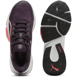 PUMA PWRFrame TR 3 Trainingsschuhe Damen 10 - midnight plum/vapor gray/sunset glow 36