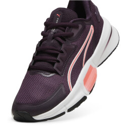 PUMA PWRFrame TR 3 Trainingsschuhe Damen 10 - midnight plum/vapor gray/sunset glow 36