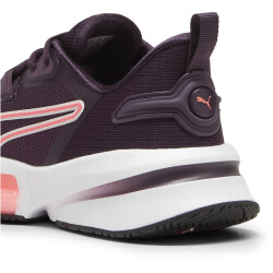 PUMA PWRFrame TR 3 Trainingsschuhe Damen 10 - midnight plum/vapor gray/sunset glow 36