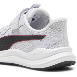 PUMA Reflect Lite AC+ Laufschuhe Kinder 10 - silver mist/puma black/magenta gleam 32