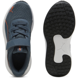 PUMA Reflect Lite AC+ Laufschuhe Kinder 08 - gray skies/flame flicker/puma white 32