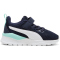 PUMA Anzarun Lite AC Baby-Sneaker mit Klettverschluss 39 - club navy/puma white/mint 24
