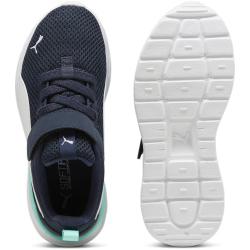 PUMA Anzarun Lite AC PS Kinder Sneaker mit Klettverschluss 39 - club navy/puma white/mint 30
