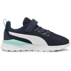 PUMA Anzarun Lite AC PS Kinder Sneaker mit Klettverschluss 39 - club navy/puma white/mint 31