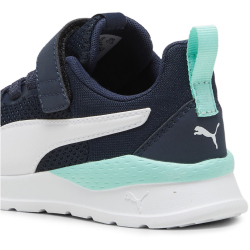 PUMA Anzarun Lite AC PS Kinder Sneaker mit Klettverschluss 39 - club navy/puma white/mint 31