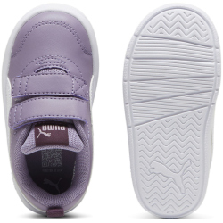 PUMA Courtflex V3 Baby-Sneaker mit Klettverschluss 04 - pale plum/puma white 20