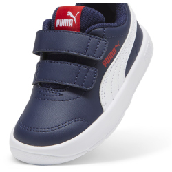 PUMA Courtflex V3 Baby-Sneaker mit Klettverschluss 03 - PUMA navy/PUMA white/PUMA red 20