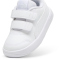 PUMA Courtflex V3 Baby-Sneaker mit Klettverschluss 02 - PUMA white/PUMA white/silver mist 21