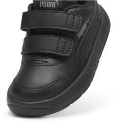 PUMA Courtflex V3 Baby-Sneaker mit Klettverschluss 01 - PUMA black/PUMA black/cast iron 20