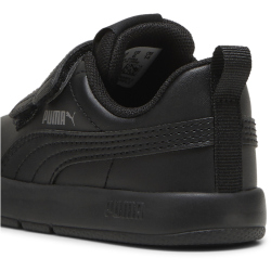 PUMA Courtflex V3 Baby-Sneaker mit Klettverschluss 01 - PUMA black/PUMA black/cast iron 20