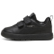 PUMA Courtflex V3 Baby-Sneaker mit Klettverschluss 01 - PUMA black/PUMA black/cast iron 20
