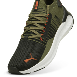 PUMA Softride Symmetry Fuzion Laufschuhe 04 - PUMA olive/PUMA black/flame flicker 42