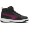 PUMA Rebound V6 Mid Winterized AC+ Sneaker Kinder 04 - PUMA black/magenta gleam/PUMA white 34