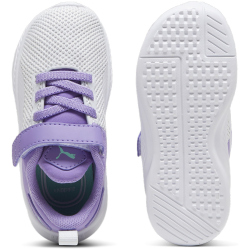 PUMA Flyer Runner Baby-Sneaker mit Klettverschluss 50 - lavender alert/puma white/silver mist 22