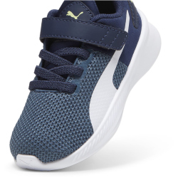 PUMA Flyer Runner Baby-Sneaker mit Klettverschluss 49 - club navy/gray skies/puma white 20