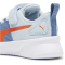 PUMA Flyer Runner Baby-Sneaker mit Klettverschluss 48 - blue horizon/frosted dew/flame flicker 20