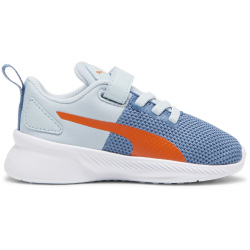 PUMA Flyer Runner Baby-Sneaker mit Klettverschluss 48 - blue horizon/frosted dew/flame flicker 22