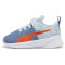 PUMA Flyer Runner Baby-Sneaker mit Klettverschluss 48 - blue horizon/frosted dew/flame flicker 24