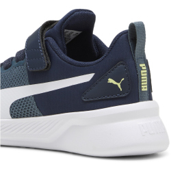 PUMA Flyer Runner PS Kinder Sneaker mit Klettverschluss 49 - club navy/gray skies/puma white 33