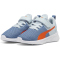 PUMA Flyer Runner PS Kinder Sneaker mit Klettverschluss 48 - blue horizon/frosted dew/flame flicker 31