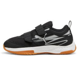 PUMA Varion II Hallenschuhe mit Klettverschluss Kinder 01 - PUMA black/cool light gray/gum 35.5